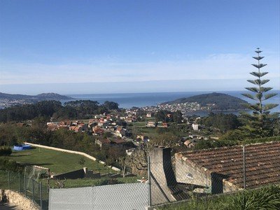 Vistas desde Priegue en Nigrán
